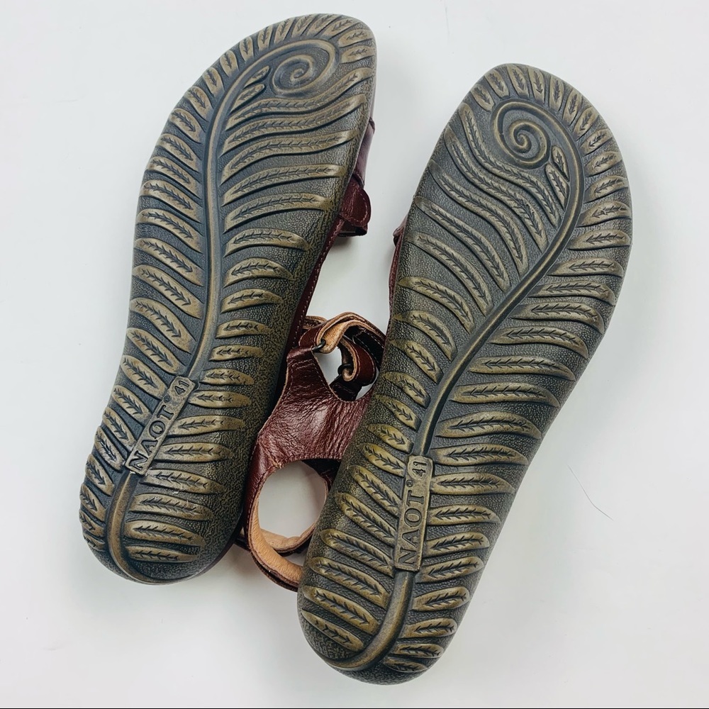 COPY - NAOT Brown Leather Sandals Sz 10 NWT - Picture 10 of 13